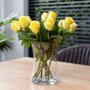 Brievenbus Rozen geel sfeer